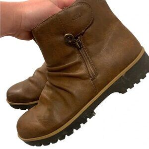 Jambu | Ellie side zip faux fur ankle boots